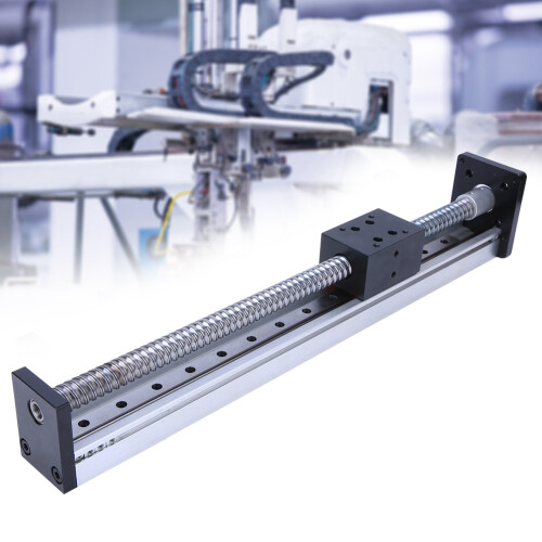 Linear Motion Stage High Precision Sliding Table With Ball Screw For Industrial Automation Systems Low Friction Coefficient Smooth Surface Double 2