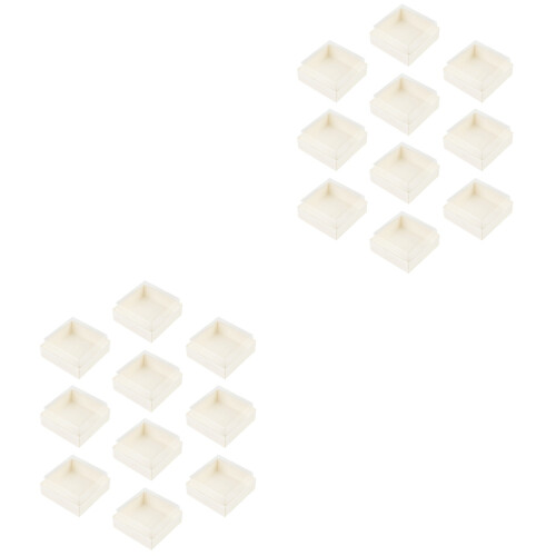 20St Draagbare Witte Cakebox Met Voor En Snacks 2