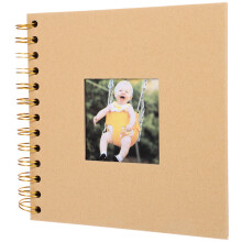 1Mini Album DIY Photo Kaki Anneaux Pour Stockage Photos