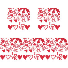 500Pièces Confettis Papier Rouges Décor Saint-Valentin Mariage
