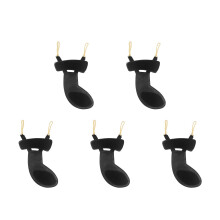 5Pcs Violin Shoulder Pad Black 1/4 1/2 Size Comfortable Rest