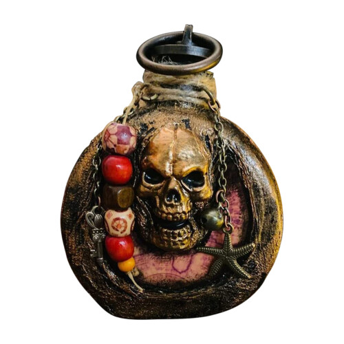 Resin Pirate Rum Flask20x23cm 2
