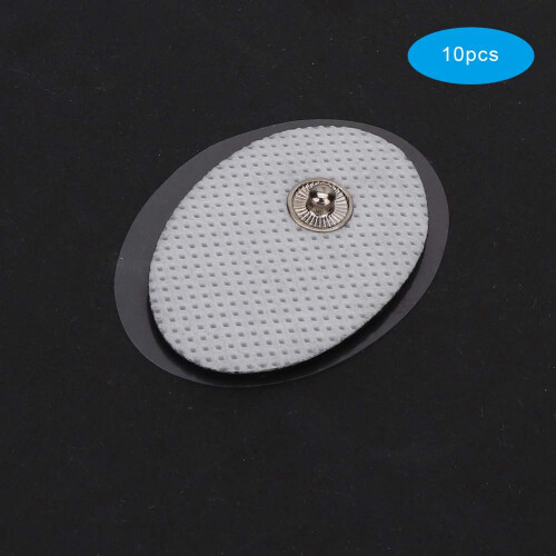 FDA Cleared OTC TENS Electrodes Replacement Electrodes Universal Compatibility Reusable Electrode Pads Snap TENS Unit Electrodes Self Adhesive 2