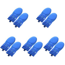 5Pcs Multipurpose Blue Baseball Sliding Mitts Washable Durable Gloves