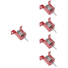 5Pcs Galvanized Steel Spring Vibration Isolator Hanger Red with Rubber