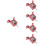 5Pcs Galvanized Steel Spring Vibration Isolator Hanger Red with Rubber 1