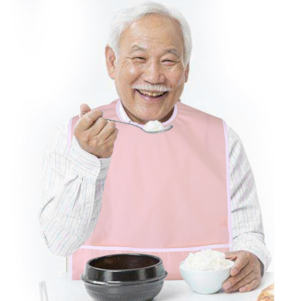 Adult Waterproof Bib for Seniors Dining
