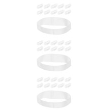 600Pcs Transparent Bottle Heat Shrink Sleeves PVC Sealing Bands Wrap