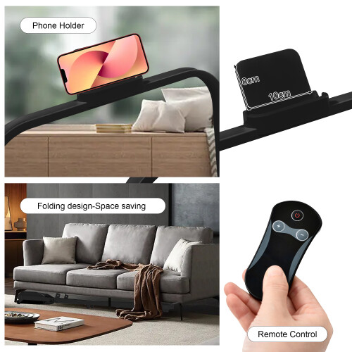 Folding Walking Pad Treadmill 1-6km/h Bluetooth 2