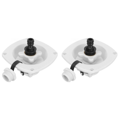 2Pièces Bouchon D'arrivée D'eau Rv Simple Et Fiable En PP