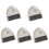 5Sets Compact White Cleaning Brush and Dustpan for Countertop 1