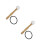 2Sets Zachte Rubber Ring Mallet Voor Singing Bowl Hout Accessoires 7