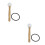 2Sets Zachte Rubber Ring Mallet Voor Singing Bowl Hout Accessoires 8