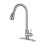 304Stainless Steel Pull-Down Kitchen Faucet with360 3