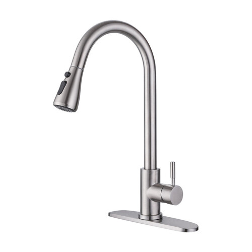 304Stainless Steel Pull-Down Kitchen Faucet with360 2