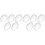100Pièces Cabochons Verre Ovale Transparent Pour Magnet 1