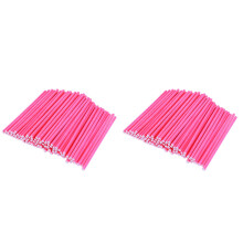 200 Pcs Paper Lollipop Sticks Paper Sticks Cake Stick Solid