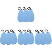 12Pcs Blue Reusable Saxophone and Flute Cleaning Cloth Tool