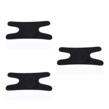 3Pairs Black Elastic Sports Knee Sleeve Comfortable Non-Slip Knee Pad