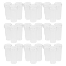200Pcs Clear Plastic Flower Water Tubes with Caps for Fresh Bouquets