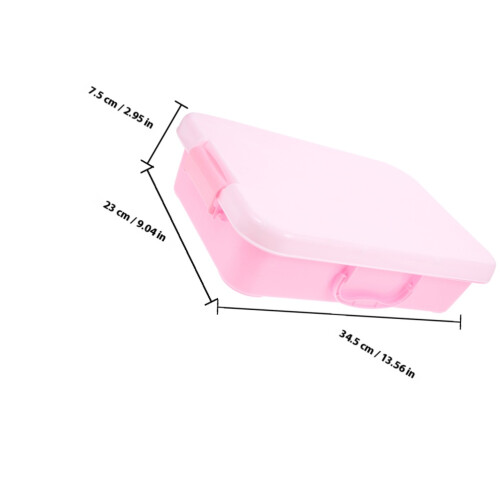 Sand Table Storage Box Sandbox Sand Tray Abs Pink 1