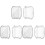 3Pcs Flexible Tpu Watch Protector Case Transparent Cover for 1
