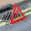 Triangle D'avertissement Pliable Plastique Rouge Pour 6