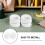 30Pièces Cercles Plastique Durables Pour Décoration Murale Macramé 8