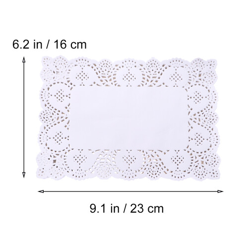 140pcs Paper Tablecloth Dessert White 1