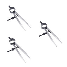 3Pcs Precision Stainless Steel Divider Calipers Fine Adjustment Tool