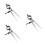 3Pcs Precision Stainless Steel Divider Calipers Fine Adjustment Tool 1
