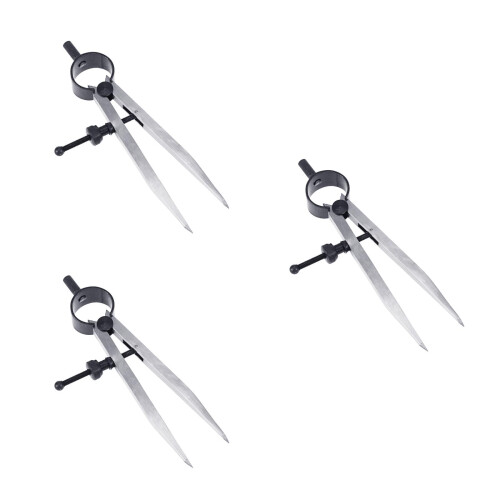 3Pcs Precision Stainless Steel Divider Calipers Fine Adjustment Tool