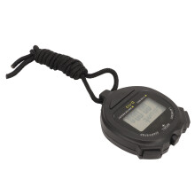 Digital Stopwatch 60-Lap Memory 90 g Black 60 mAh