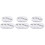 15Pcs White Game Chips Tokens Durable Poker Accessories 3