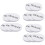 15Pcs White Game Chips Tokens Durable Poker Accessories 5