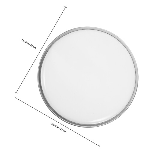 1pack Drum Accessories White Polyester Film Skin 12 Inch 1