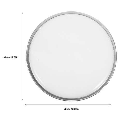 1pack Drum Accessories White Polyester Film Skin 12 Inch 2
