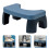 2Pcs Plastic Toilet Foot Stool Blue Household Step Stool for Home Use 7