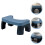2Pcs Plastic Toilet Foot Stool Blue Household Step Stool for Home Use 9