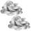2 Pcs Sandals Flower Women'S Work Boot Charm Shoe Clips For 9