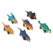 Rückziehautos Dinosaurier 6er Set für Kinder