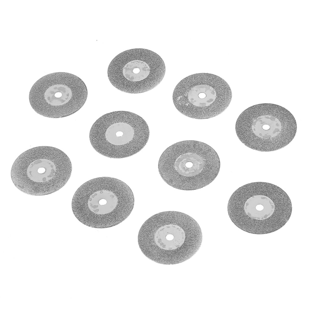 Diamond Burs 30Pcs 10Pcs Saw Blades & 2 Mandrels For Fine Jewellery & Crafting 7891392941551