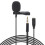 1.5m Omnidirectional Lavalier Microphone, 3.5mm Plug for PC Camera Phone Black 7