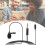 1.5m Omnidirectional Lavalier Microphone, 3.5mm Plug for PC Camera Phone Black 3