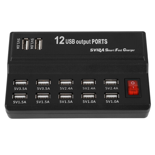 Σταθμός γρήγορης φόρτισης USB με γρήγορη φόρτιση και τεχνολογία αυτόματης 1