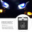 2-Pin 12V Electronic LED Car Flasher Relay, Durable Black 3