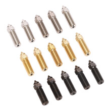 Set di 15 ugelli per Stampante 3D M6 1,75 mm Ottone Acciaio Rame fino a 500C