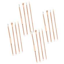 4-Piece Pimple Remover Kit, Stainless Steel White