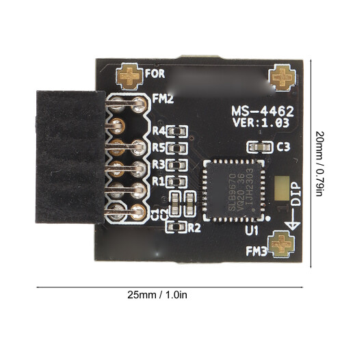 TPM 2.0 SPI Security Module 12Pin for Windows 10/11, Black 25x20mm 1