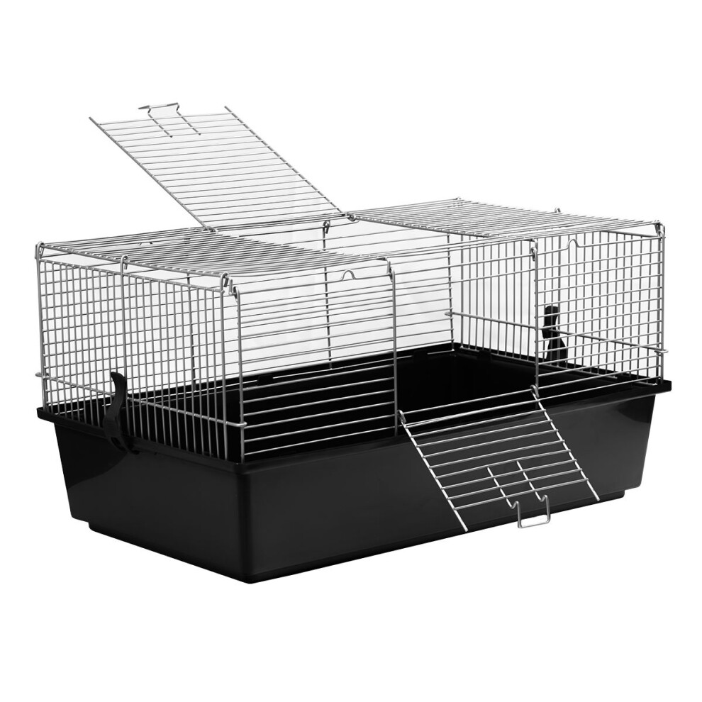 B&Q - Indoor Cage Rabbit Small 60Cm Single Level Dark Grey Pet Bunny Run Animal Travel House - Image 2